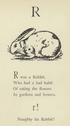 De letter R